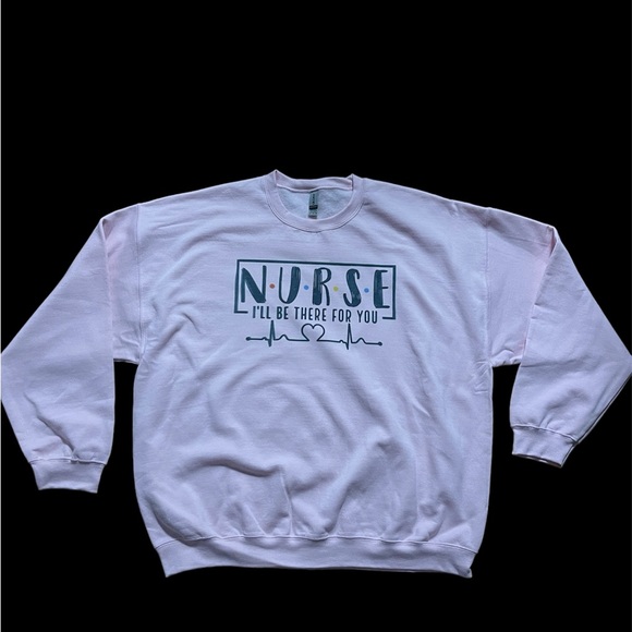 Nurse I’ll Be There for you Custom Crew Neck Sweater - Picture 11 of 11